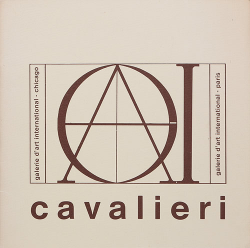 Alberto Cavalieri - Galerie d'art international, Parigi - testo A. Glibota